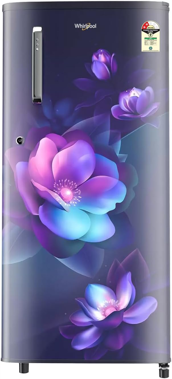 Whirlpool 184 L 2 Star Direct-Cool Single Door Refrigerator (205 WDE PRM 2S SAPPHIRE BLOOM-Z, 2023 Model)