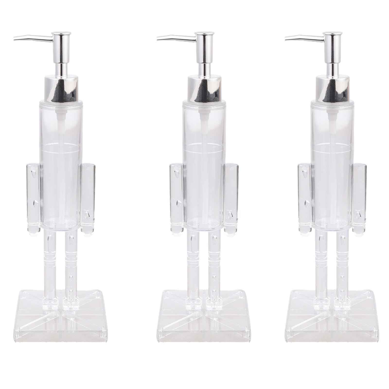 Tsophreniq Nutcrackers Theme Soap Dispenser Mechanism Clear Body Home Bathroom Accessory Nutcrackers Soap Dispenser