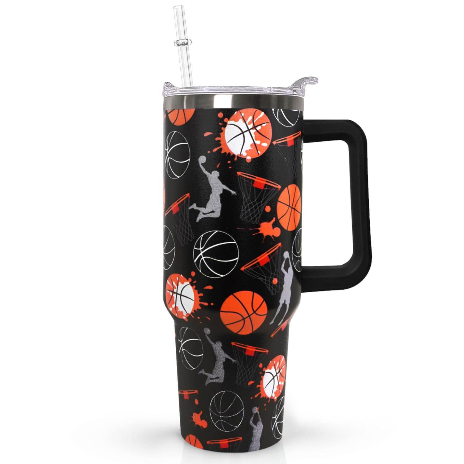 Ceovfoi 40 oz Basketball Coffee Mug