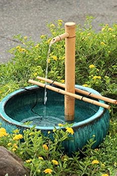 Bamboo Accents Water Fountain with Pump 