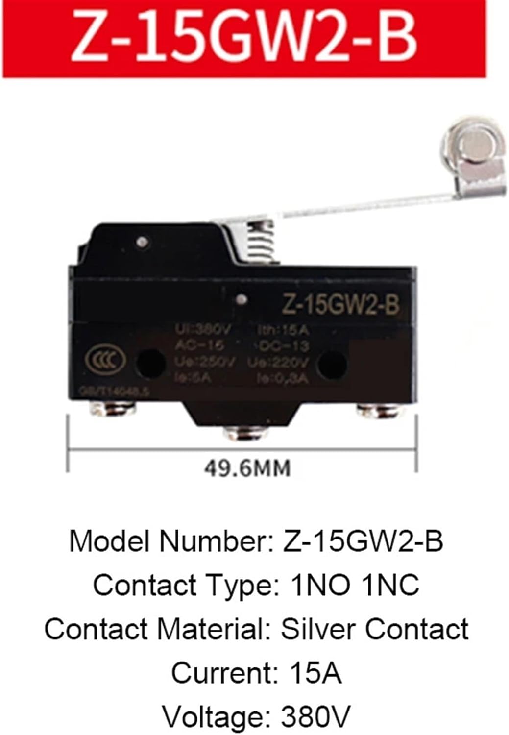 Micro Limit Switch Small Travel LXW5-11G1/G2/Q1/M3 Screw Foot 1NO 1NC Silver Contact(Z-15GW2-B)