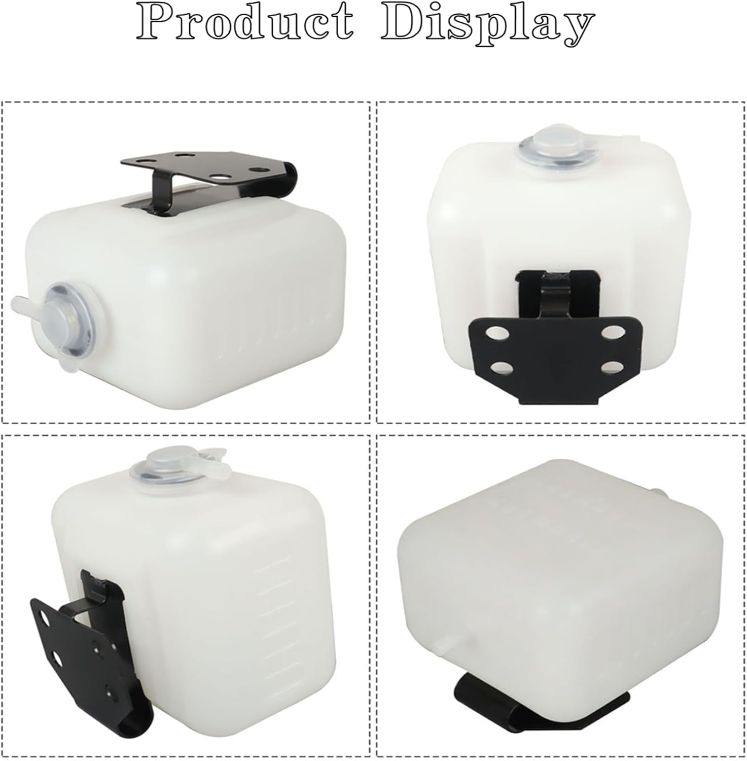 Overflow Coolant Bottle with Stand Replacement for Kubota Excavator Coolant Reservoirs