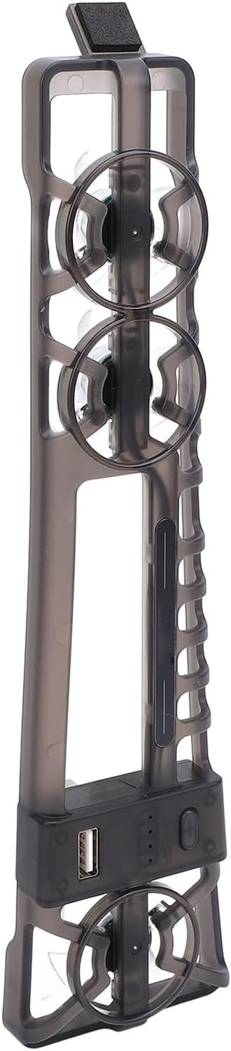 for PS5 Slim Cooling Fan Efficient Cooling System with LED Lights, USB 2.0 Port 3 Speed Adjustable, Auto On Off Quiet Cooler Fan for PS5 Slim Console Accessories