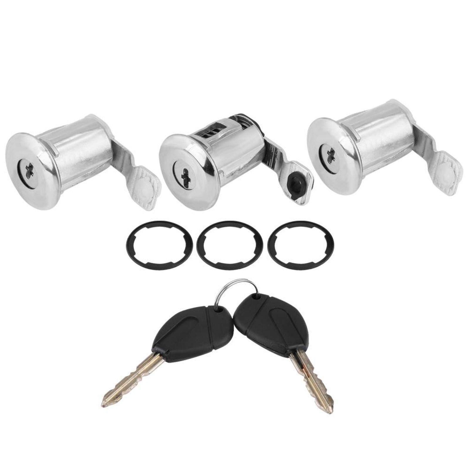 Cylindre De Serrure De Porte De Voiture Avec Clés – Métal – Réf 5070006 – Compatible Blazer 1969-1991 Et Autres Modèles