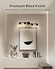 Gr4tec LED Ceiling Spotlight 4 Way, Modern LED Ceiling Light Rotatable, Matte Black Spotlight Bar, GU10 Spot Light Fitting for Kitchen Bedroom Living Room, Bulb Not Included