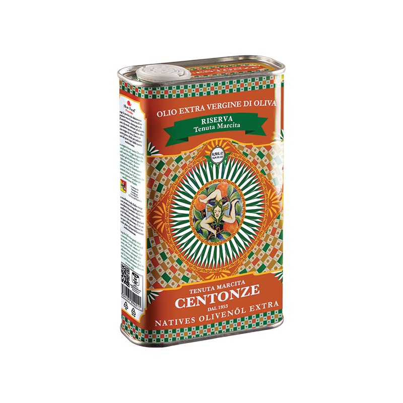 Centonze, 'Case di Latomie' Riserva Extra Virgin Olive Oil, Iconic Tin (500ml/16.9 fl oz)