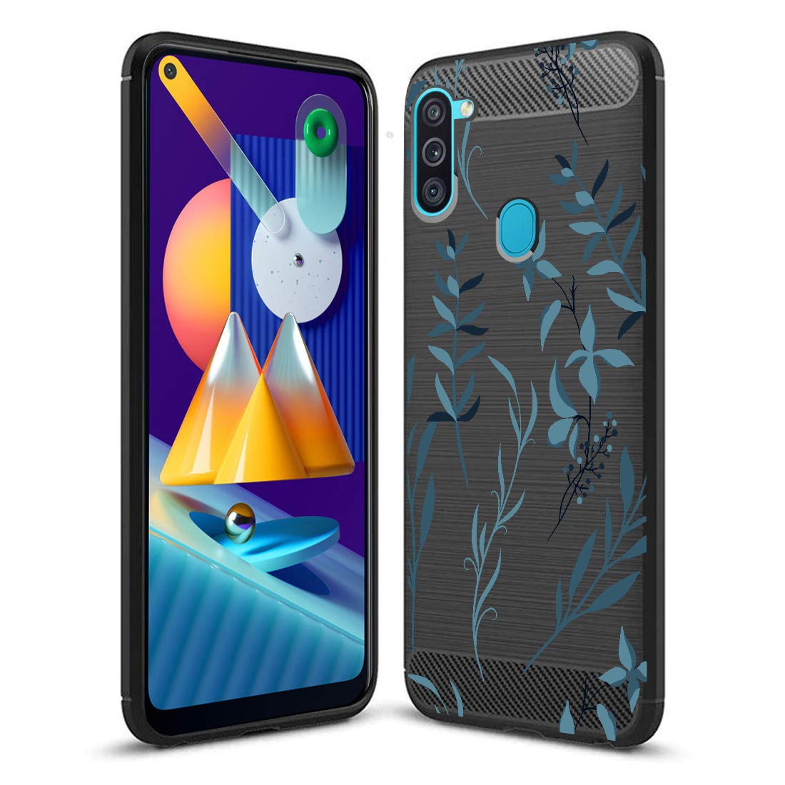 Fashionury Rugged Armor Designer Rubberized Printed Back Cover for Samsung Galaxy M11 / Samsung M11 for Girls and Boys (Multicolour) -HB076 (B08GPHGDGX) Amazon Price History, Amazon Price Tracker