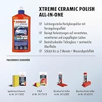 SONAX XTREME Ceramic Polish All-in-One (500 ml) beseitigt Verkratzungen auf vermatteten, verwitterten und ungepflegten Lacken | Art-Nr. 02472000 – Ansicht 3