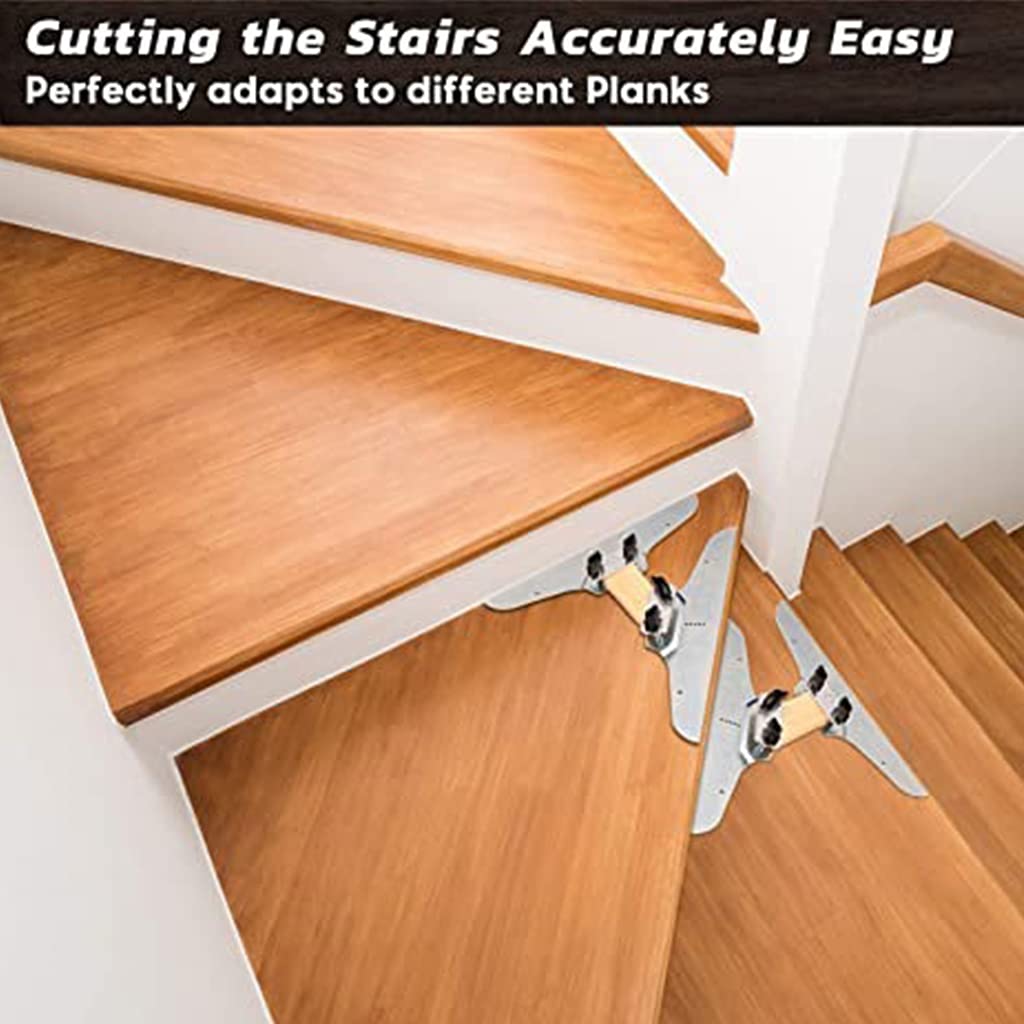 Saker Outil De Mesure D'escalier - Outil De Gabarit De Marche D'escalier, Outils De Disposition D'étagère Et Gabarit D'escalier - Un Partenaire Pour La Mesure De La Décoration De La Maison Et