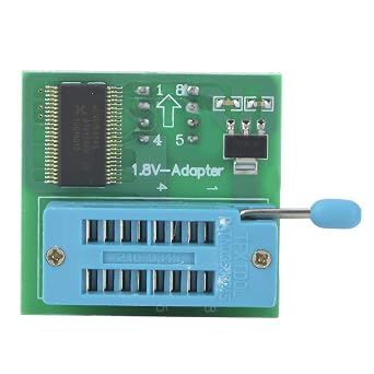 1.8V Adapter for Phone Motherboard SPI Flash SOP8 DIP8 W25 MX25 CH341 TL866CS Conversion, Precise Cuts and Interfaces Ensure Fit, Professional Chips Provide Excellent Performance