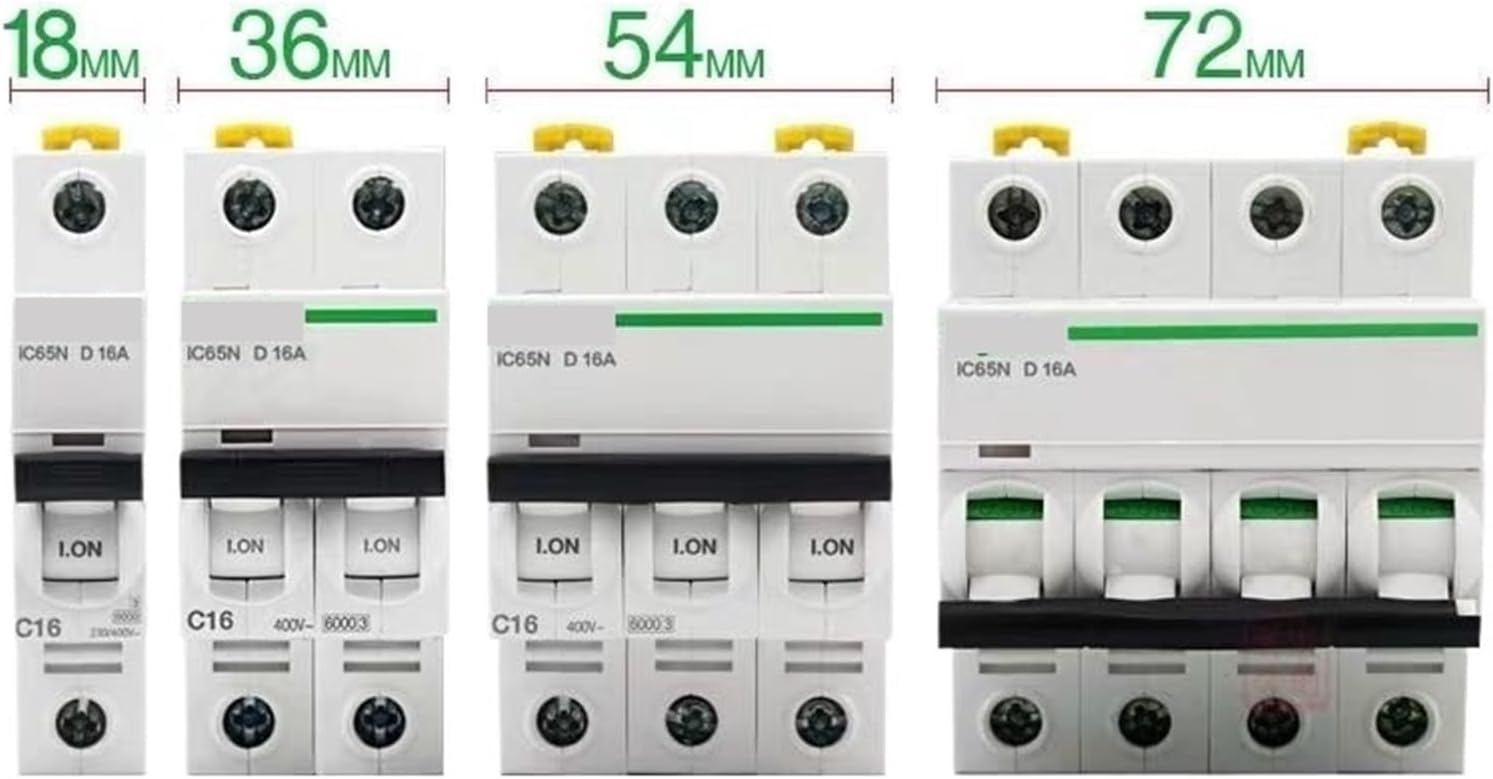 Electric Mini Circuit Breaker iC65H 2p D Type 1A - 63A 10kA MCB A9F29201-A9F29263(16a)