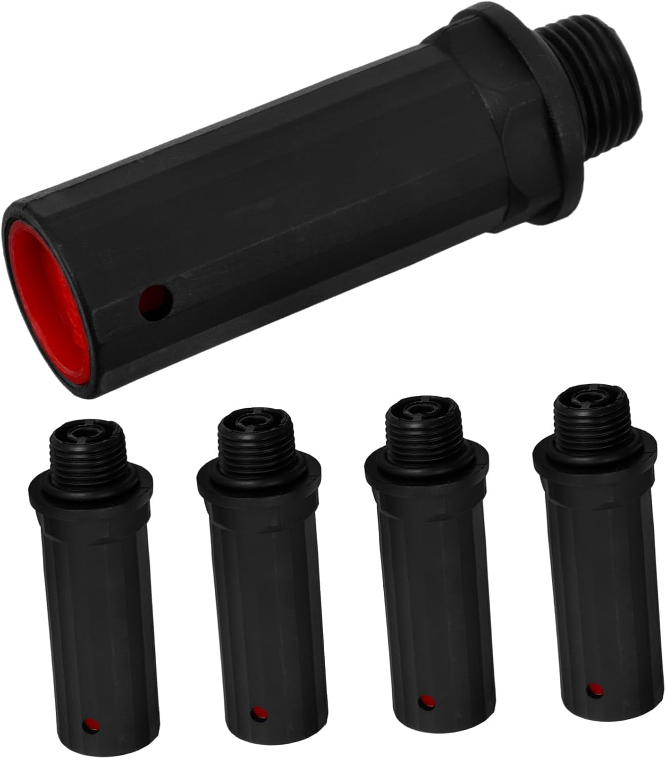 POPETPOP 5pcs Air Compressor Nozzle Accessories Kit Oil Vent Dryer Cap Hose Kit for Air Compressor Systems