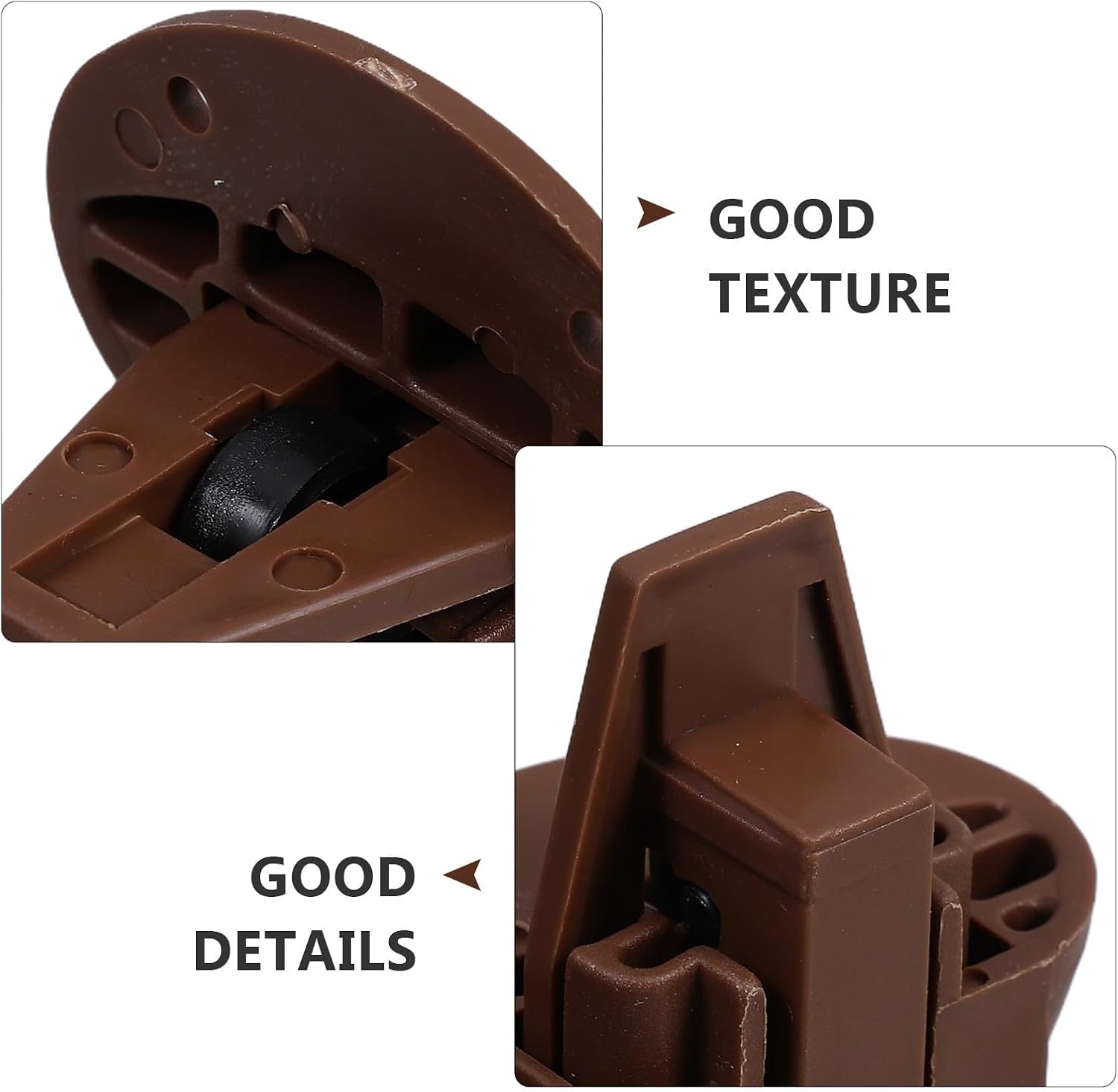 4pcs Reliable Drawer Slide Replacement Kit with Plastic and Metal Components for Versatile Compatibility, Drawer Track Repair for Cabinets and Furniture