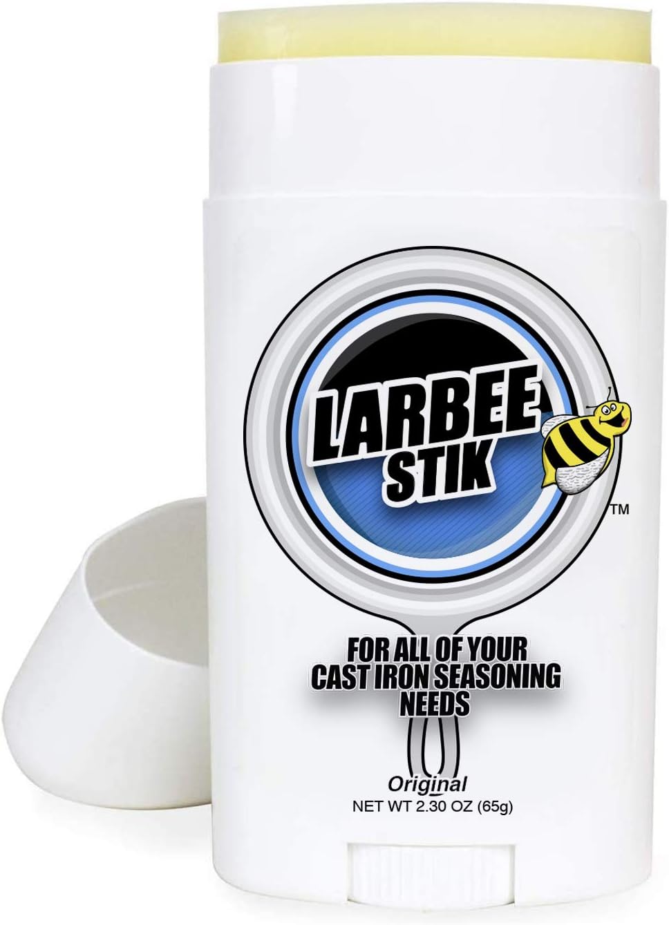 Larbee Stik Cast Iron Seasoning - Family Made in USA - The Cast Iron Seasoning Oil & Conditioner Preferred by the Experts - Maintain a Cleaner Non-Stick Skillet