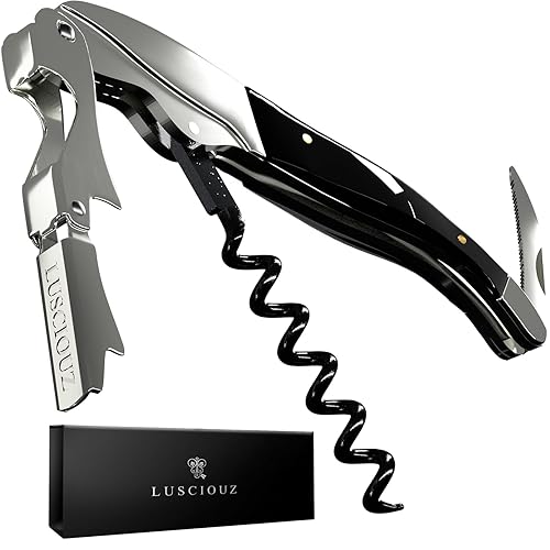 LUSCIOUZ Zero Resistance THE HELIX Elite Corkscrew Silent Wine Bottle