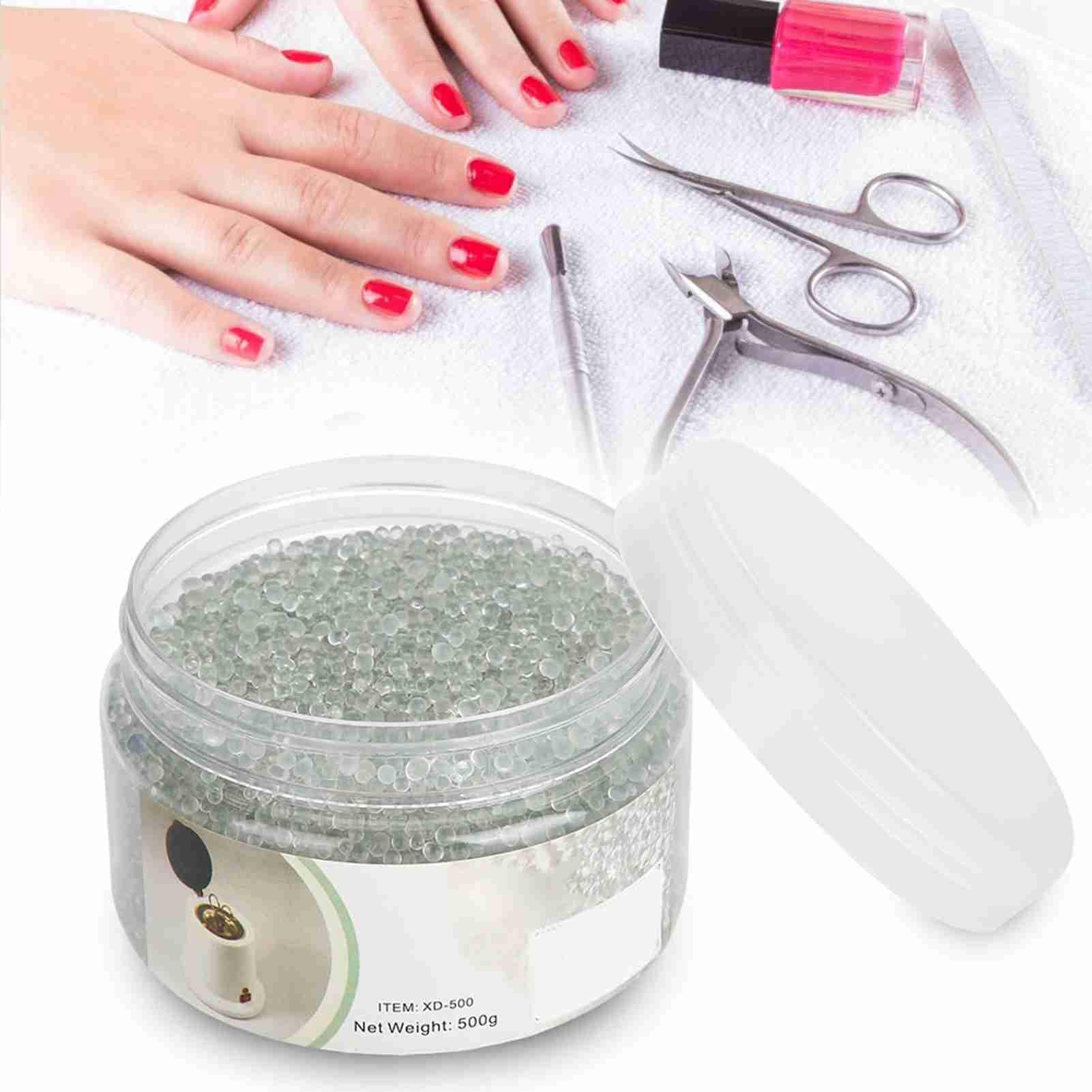 Bolas de vidrio de de cuarzo transparente de 500 g para caja de esterilizador de uñas de alta temperatura Cuentas de de sílice