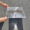 Fresnel Lens Large, 300x300mm, Focal Length 600mm, Acrylic Lens (not Glass), Olar Death ray for Physics Classroom, Magnifiying Sheet Fire Starter for Solar Heating, Solar Oven. (Focal Length 600mm)