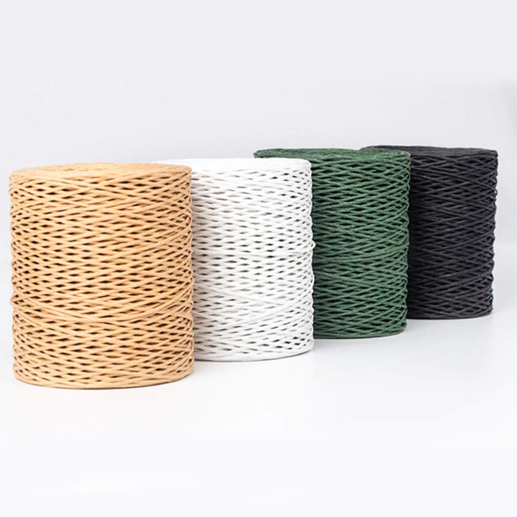 Lurrose Rouleau Fil à Fleurs 210m - Corde De Reliure Robuste Pour Bouquets Et Décorations Rustiques
