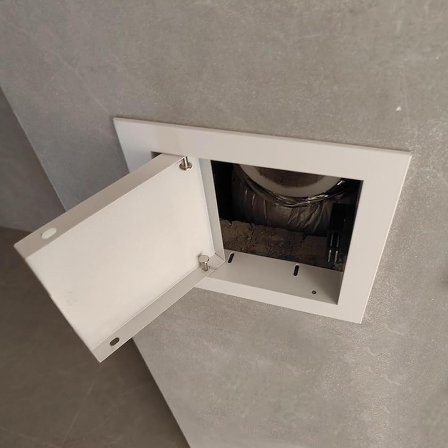 Access Panel Push to Open, Aluminum Alloy Access Panel, Walls and Ceilings Access Door Wall Hole Cover Plate, Customize Plumbing Revision Service Door Push to Open(22x22in/55.9x55.9cm)