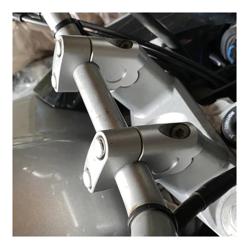 Pontet Guidon Moto Les Rehausseurs De Guidon De Moto, 7/8 Pouces, 22mm, Adaptés À pour pour V-Strom 250 650 Gladius SV650 pour Bandit DL650 DL1000