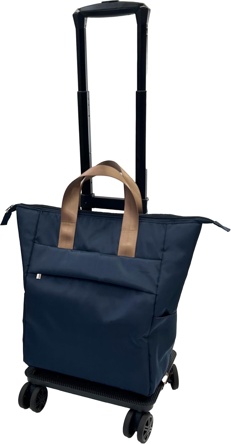 Cocoro 571101 Shopping Carry Cart/Plano 4 Wheel Cart Navy