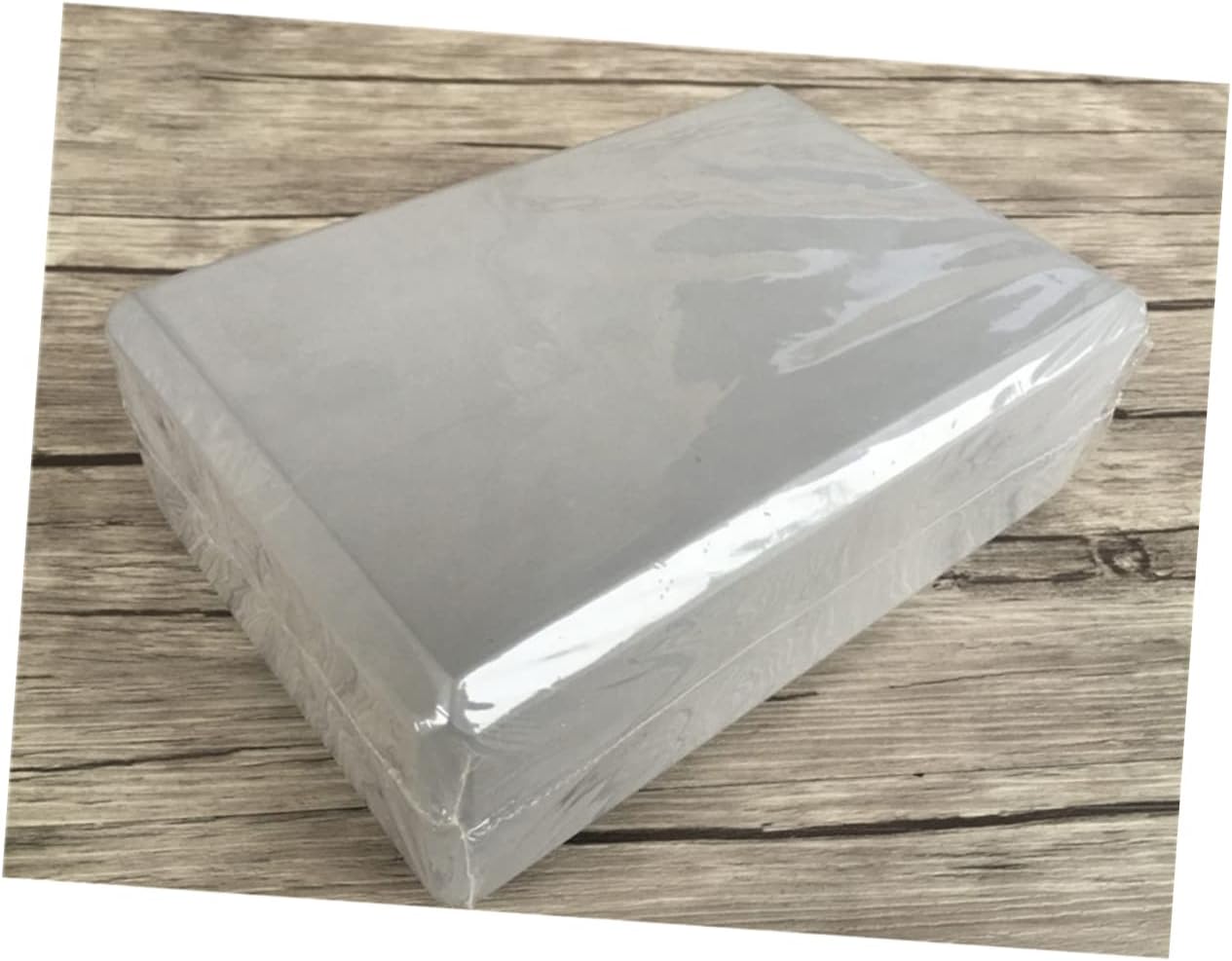 VICASKY 2pcs Yoga Block Anti-skid High Density Eva Rectangular Yoga Accessories for Stability and Support for Beginners and Restorative Poses Grey