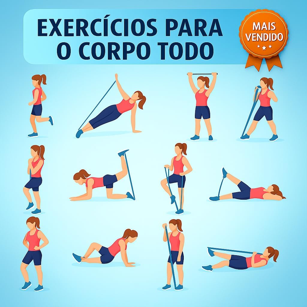 Kit 5 Faixas Elásticas De Resistência Mini Band – Bandas De Exercício Para Pernas, Glúteos, Braços e Abdômen – Treino Funcional, Pilates, Yoga, Musculação e Fisioterapia – 5 Níveis de Intensidade Kit 5 Faixas Elásticas De Resistência Mini Band – Bandas De Exercício Para Pernas, Glúteos, Braços e Abdômen – Treino Funcional, Pilates, Yoga, Musculação e Fisioterapia – 5 Níveis de Intensidade