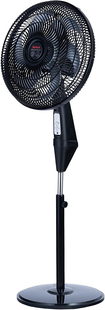 Tefal VG4130EE Silence Force, Stand Fan, Silence Technology, Remote Control, 8 Hours Timer, 6 Blades, Adjustable Height, Black thumbnail
