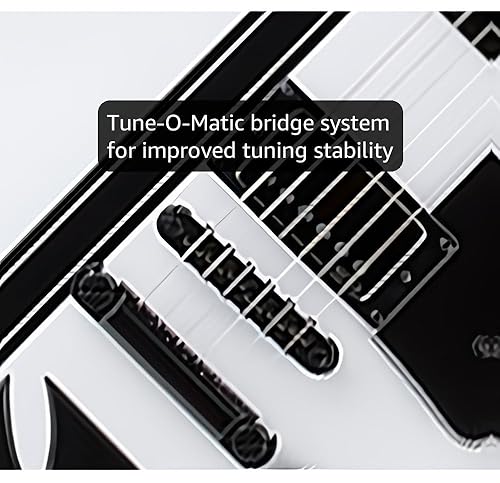 Amazon.com: ESP LTD James Hetfield Iron Cross SW - Snow White