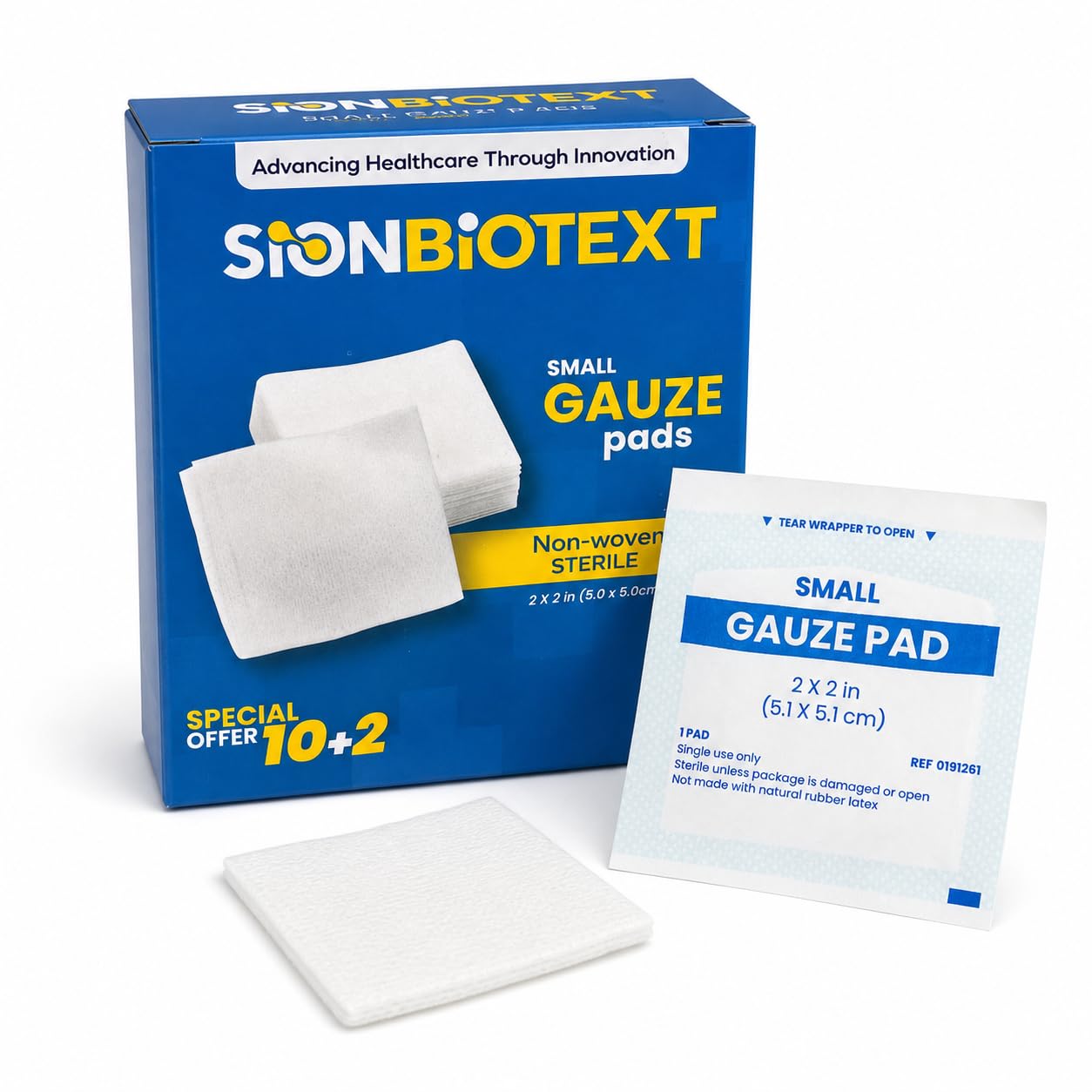 Sterile Gauze, 72 Count, EO-Sterilized