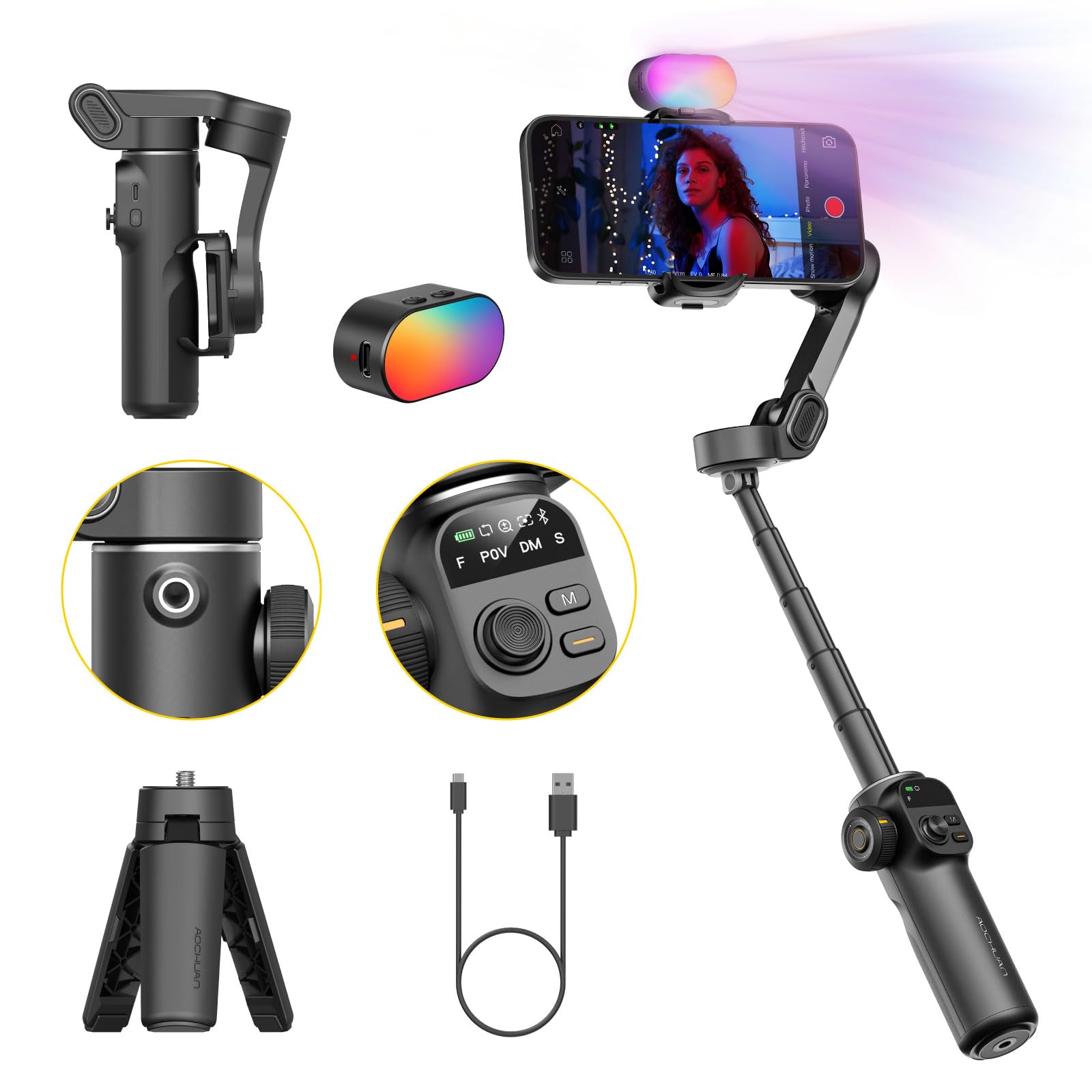 AOCHUAN Gimbal Stabilizer for iPhone