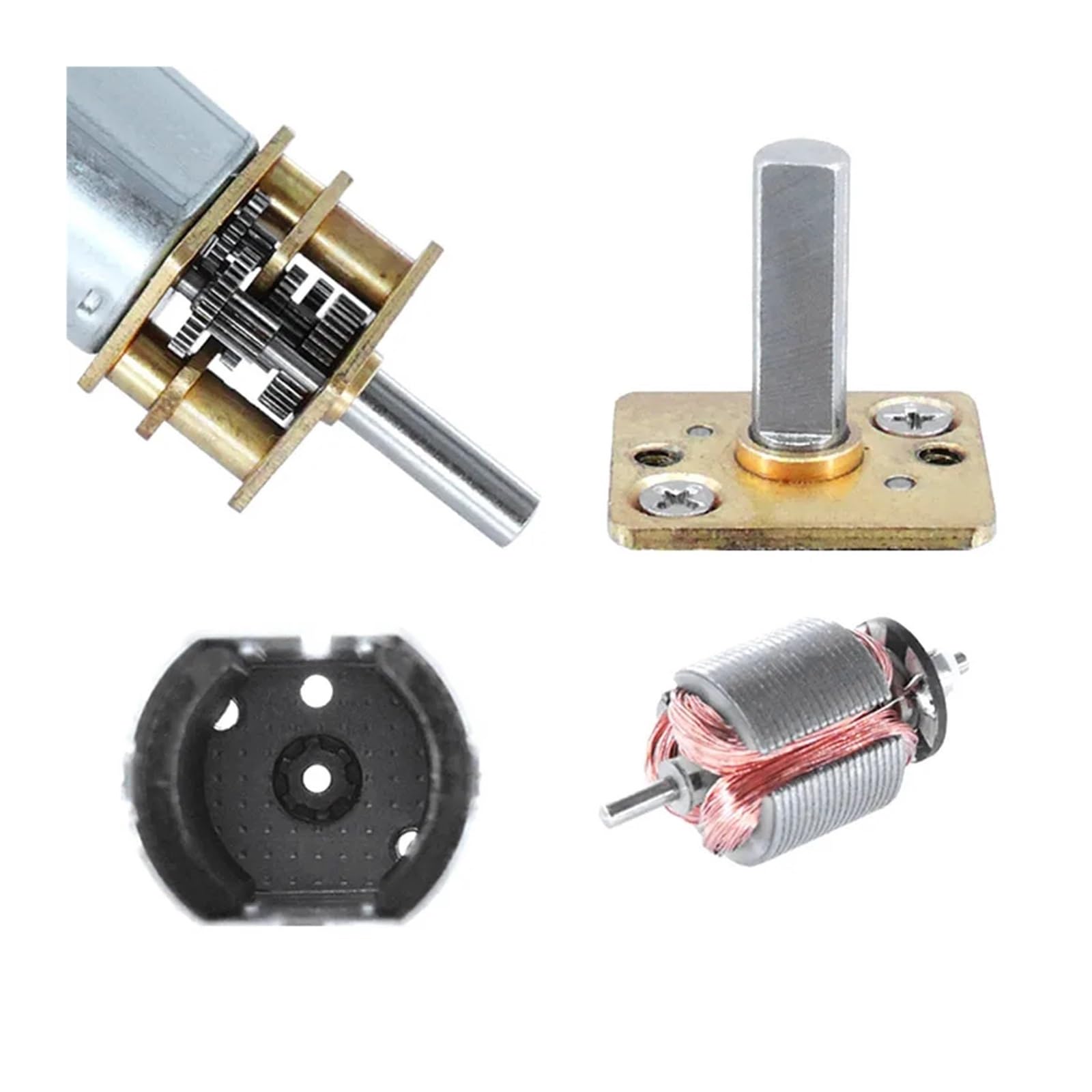 Micro Motorreductor Metálico DC 3V GA12-N20