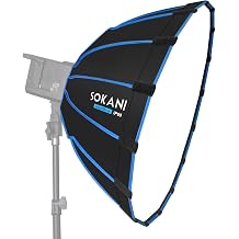 Sokani iP60 23.6"/60cm Octagonal Softbox, Bowens Mount with Honeycomb Grid