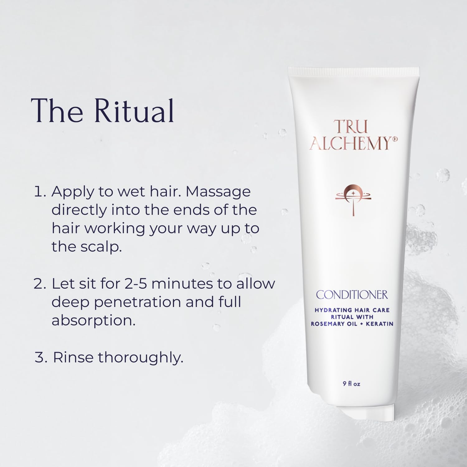 Tru Alchemy Hair Conditioner for Damaged Hair Dry Hair - Conditioner for Women - Sulfate Free Conditioner to Hydrate, Detangle, and Restore Hair Health - 9 fl oz. (2 Pack)