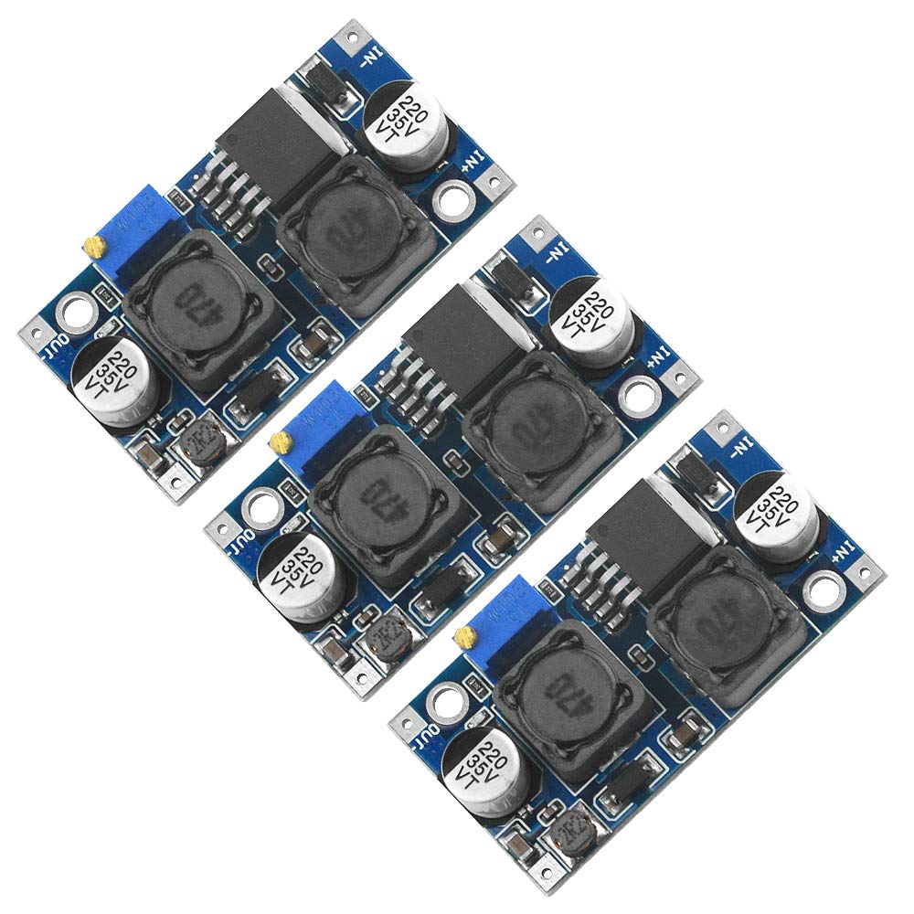 XINGYHENG 5Pcs XL6009 DC-DC Buck Boost Voltage Converter Power Module 4A 400KHz Adjustable Switch Module 3.8-30V to 1.25-35V Power Supply Module for Solar Panel