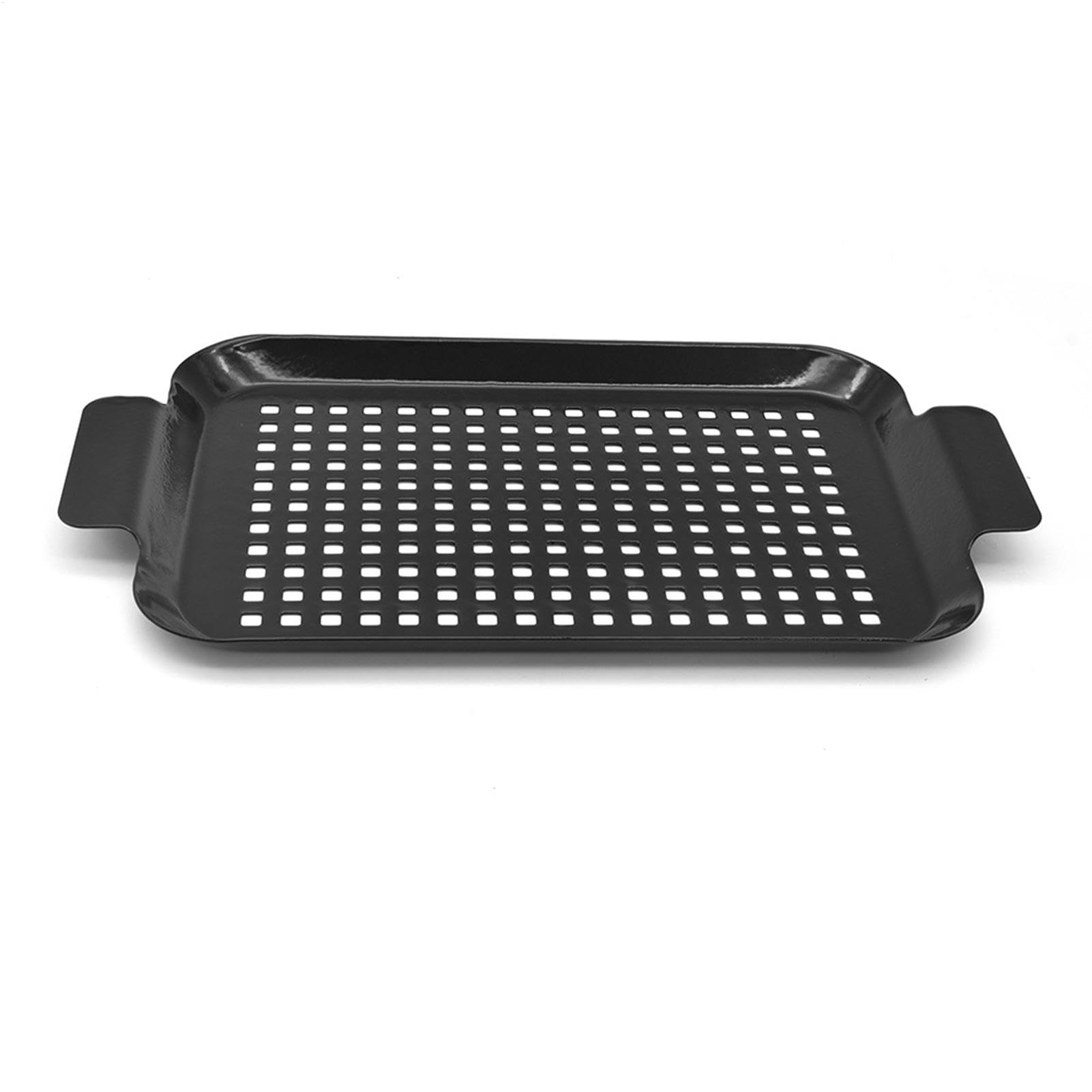 Sartén para cocinar en interiores, 2 sartenes antiadherentes con asas, utensilios de cocina para camping, uso interior y exterior para barbacoas de carbón vegetal, barbacoas ahumadas