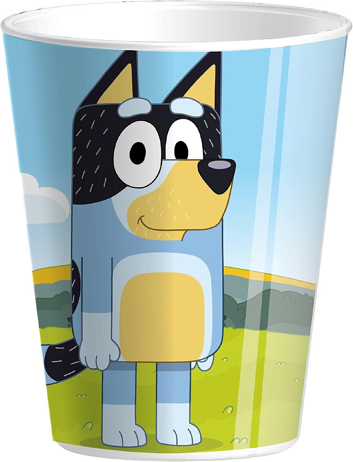 Zak Designs Bluey Kids Dinnerware Set Includes Plate, Bowl, and Tumbler, Made of Durable Melamine Material and Perfect for Kids (3-Piece Set, Non-BPA)