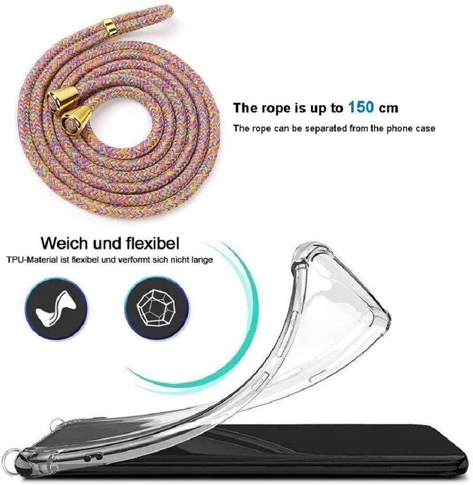 Étui Avec Cordon Porte-collier Pour Realme 8 / Realme 8 Pro - Coque De Protection + Sangle - Neuf