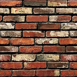 Brick Peel and Stick Wallpaper - Brick Wallpaper - 3D Adhesive Wallpaper Faux