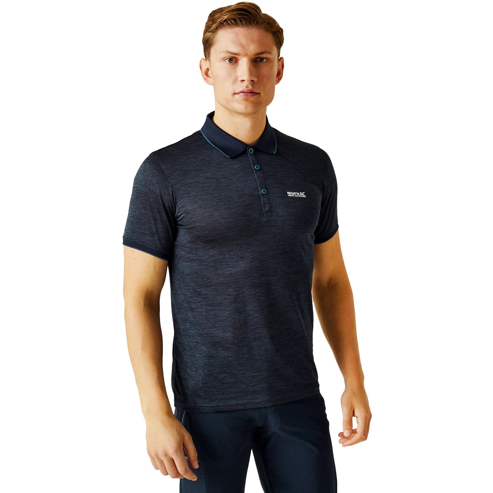 Regatta Remex II Mens Polo Shirt Navy