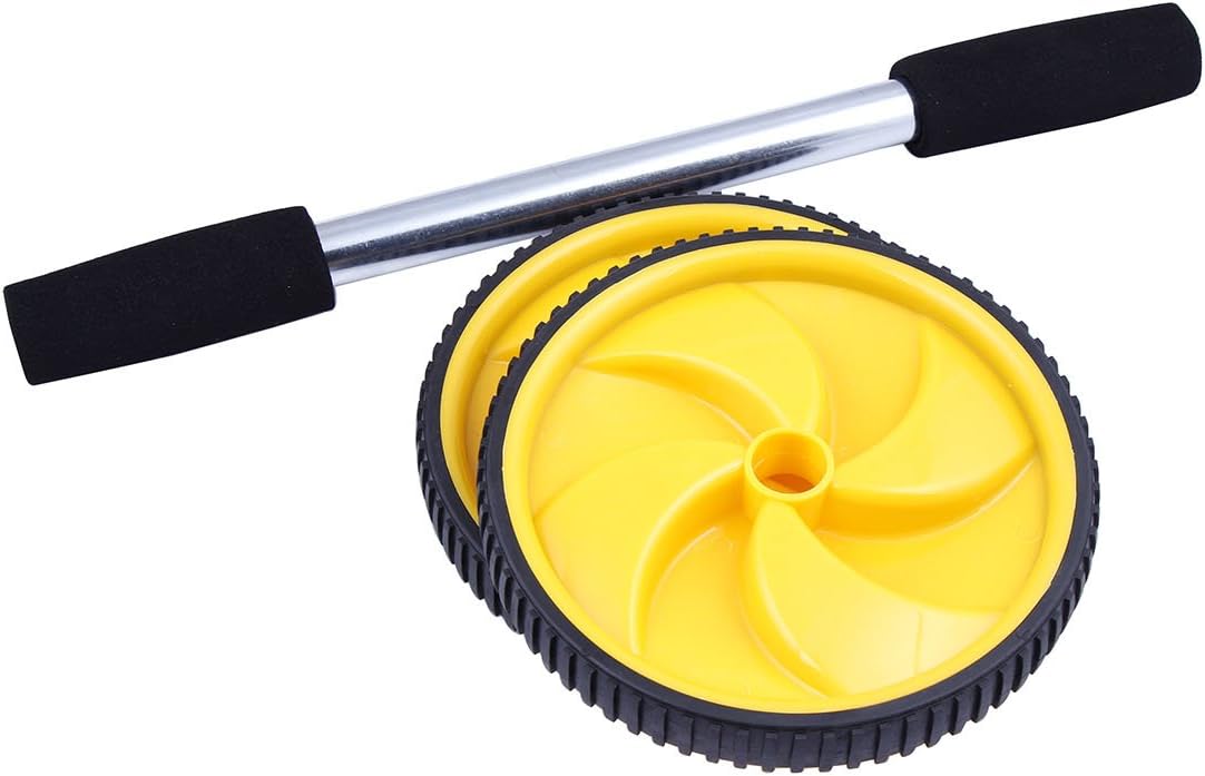 Vector X Double Exercise Wheel Yellow Black