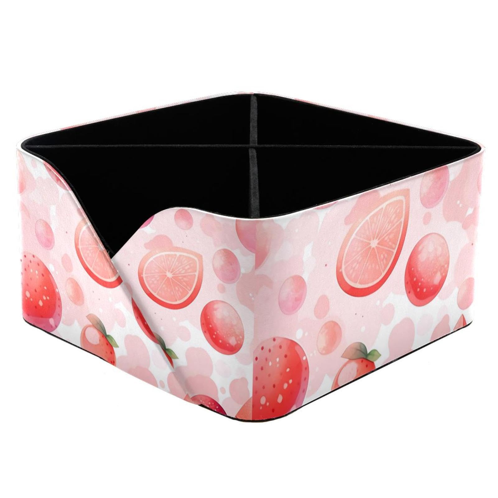 Cosmétiques et papeterie trouvent leur place dans ce porte-stylo rose