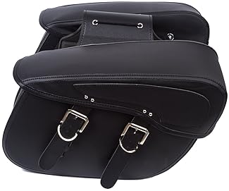 leather motorcycle luggage rack bag