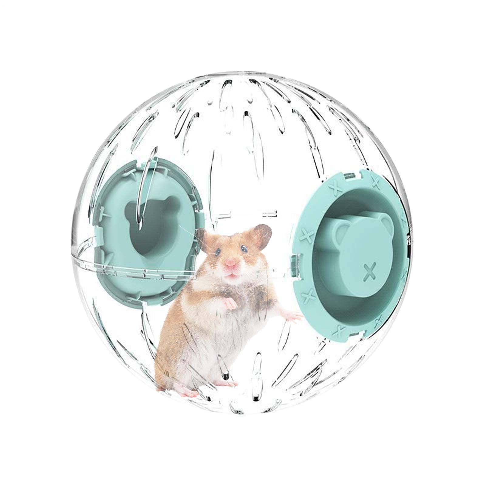 Hamster Running Ball, 20cm Ultra Large Vented Sphere | Clear Harmless PET Material 429g, Safe Interactive Pet Exercise Toy For Encouraging Healthy Daily Activity