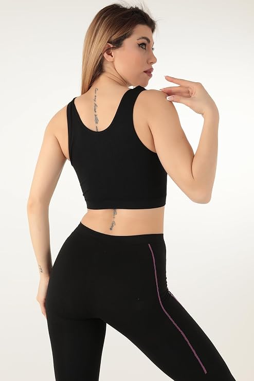 Miorre Seamless Supportless Thick Strappy Sports Bra