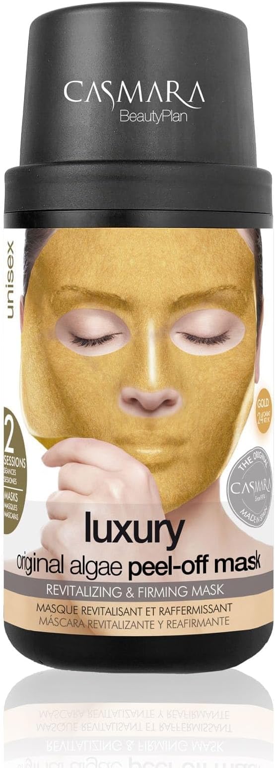 Skin Care Luxury Facial Mask Kit - Face Care Mask for Anti Aging Affects - 2 Masks + 1 Revitalizing Ampoule - 4 Ml