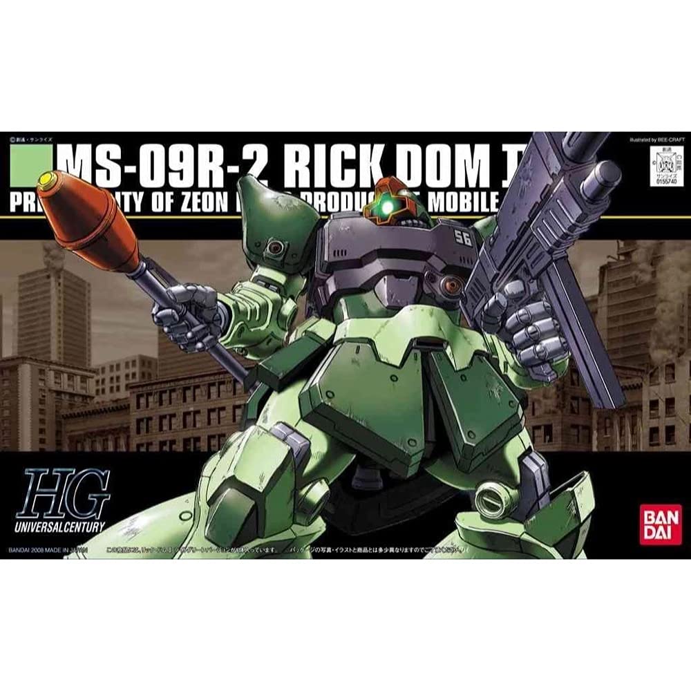Amazon.com: Gundam MS-09R-2 Rick Dom II Colony Color HGUC 1/144 