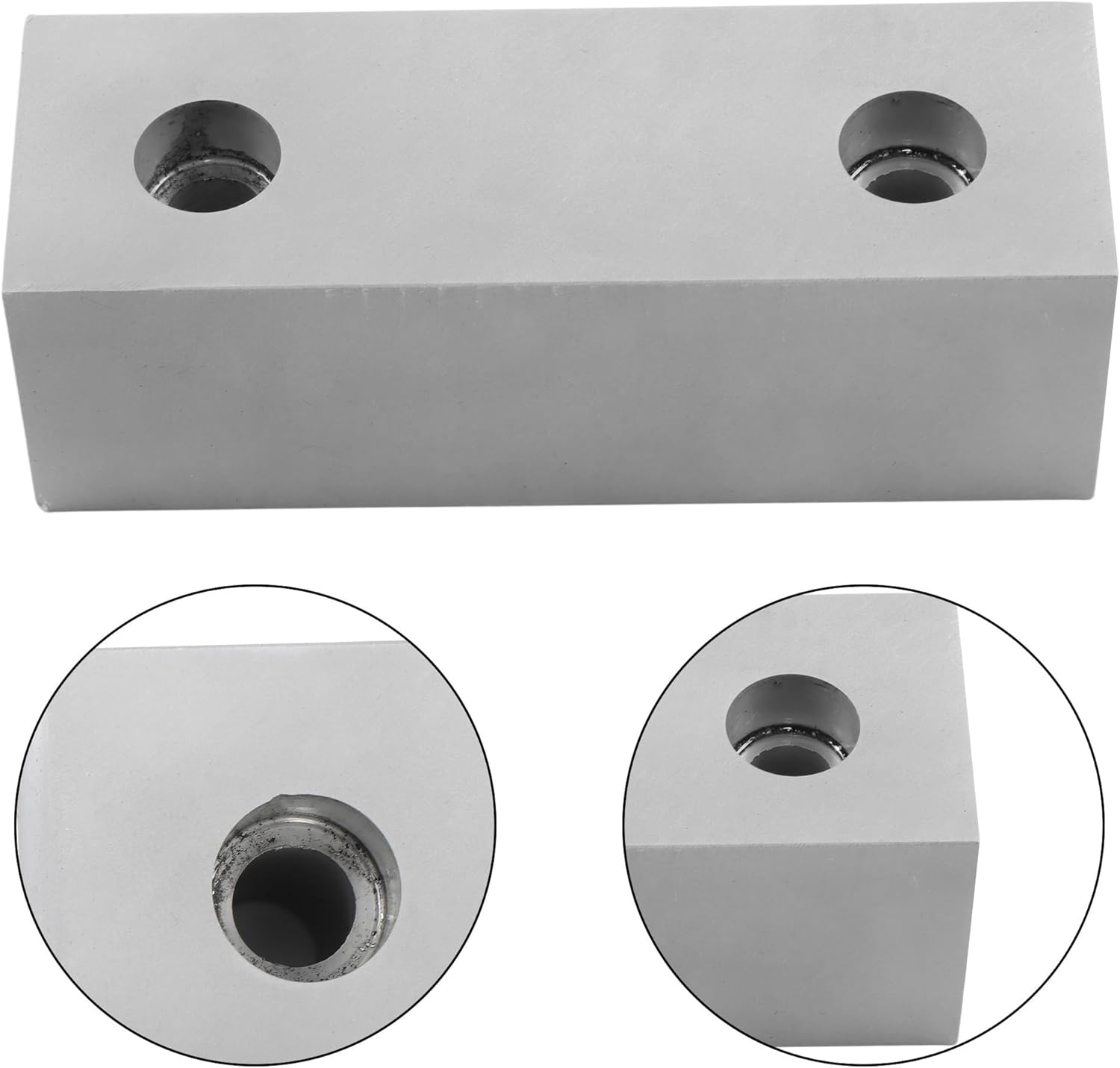 4 Pieces 6" x 2" x 2" Machinable Soft Jaws, Aluminum, for 6 Inch CNC Milling Vise