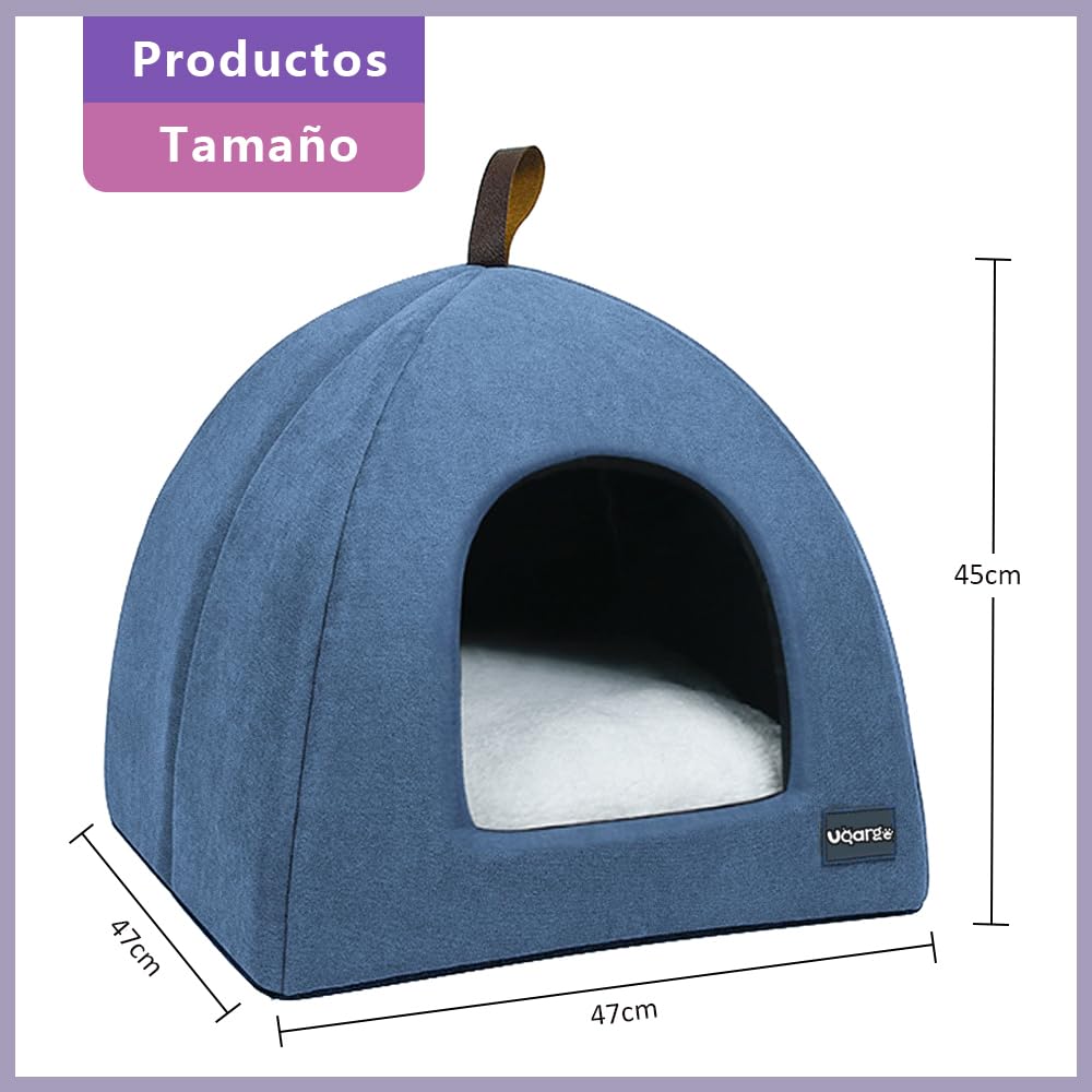 Cojin Gato Vinnykud Cama Gato Cueva 2-in-1 Plegable Cama Para - Main Image