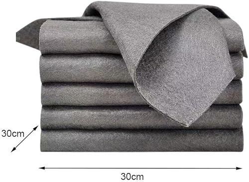 Miniatura 8 de Trapo de limpieza de microfibra reutilizable, paño de limpieza mágico grueso, juego de limpieza de ventanas, trapos de limpieza de microfibra para